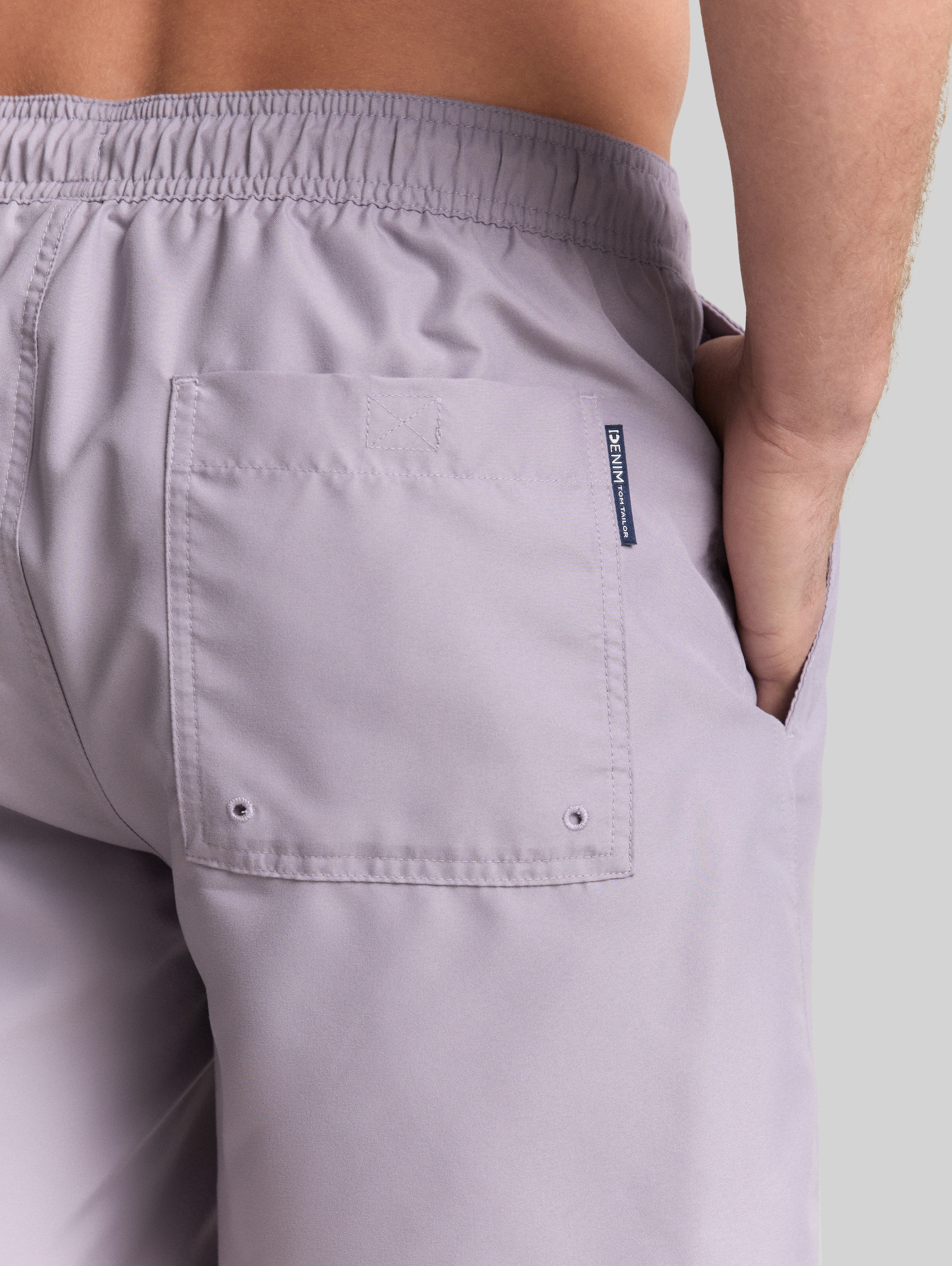 Short de bain basique - soft lilac grey - Vue détaillée du modèle