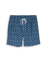 Nicht ausgewählt, Badeshorts mit Muster von Tom Tailor, blau