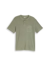 Nicht ausgewählt, Henley T-Shirt mit Brusttasche von Tom Tailor, grün