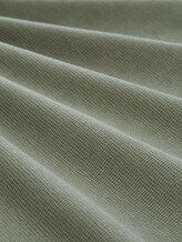 T-shirt à texture gaufrée - Greyish Shadow Olive - Vue de la matière