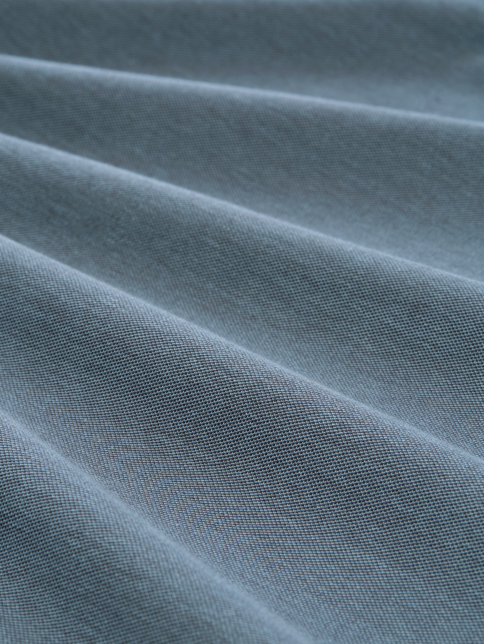 Polo shirt with sleeve pocket - blue grey two tone