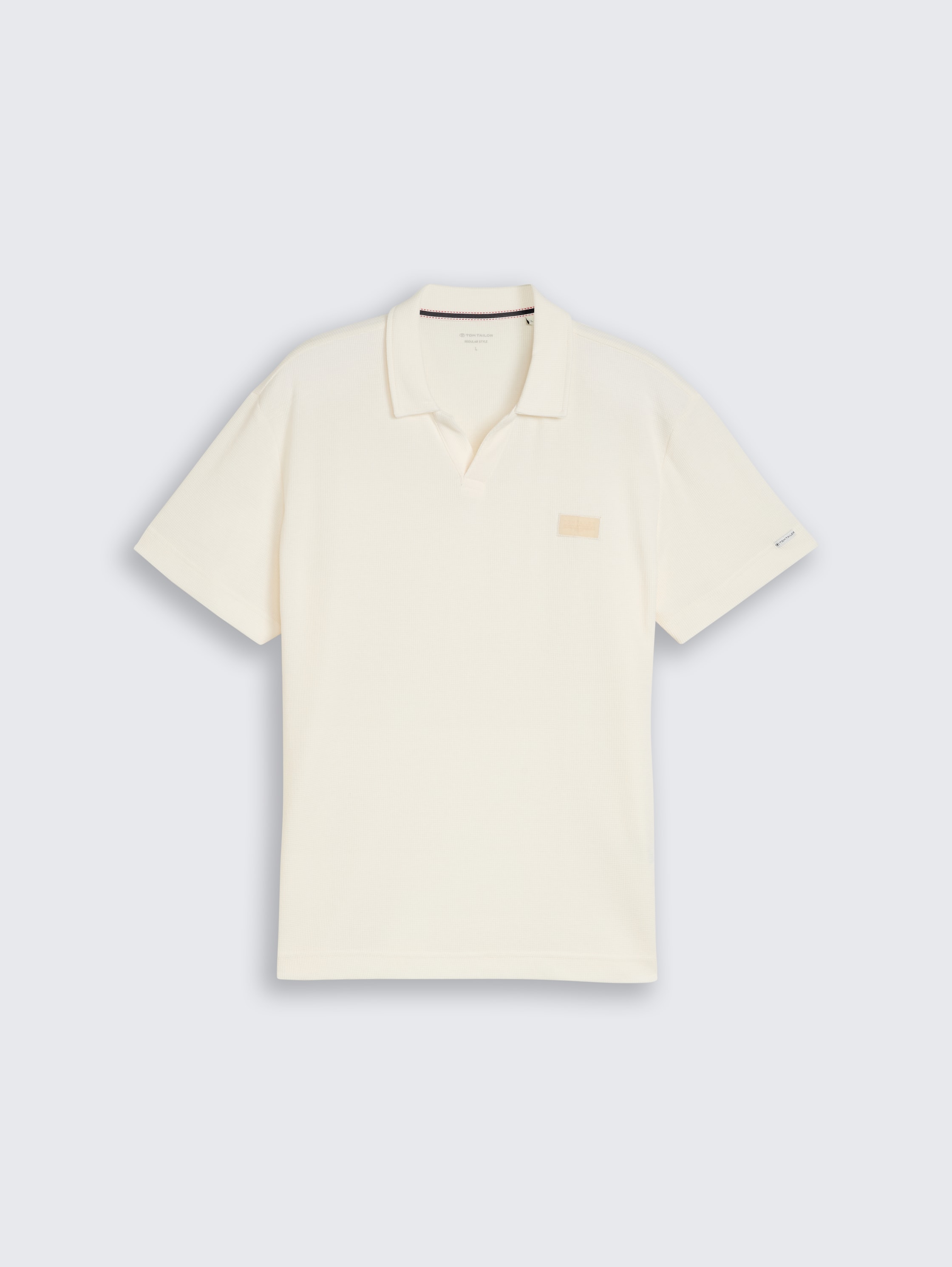 Resort poloshirt in used-look - gardenia_white - 