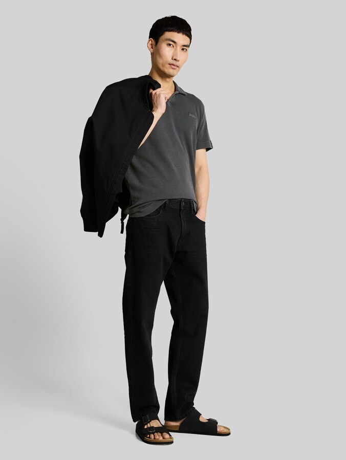 Polo Resort effet usé par Men, Tarmac Grey