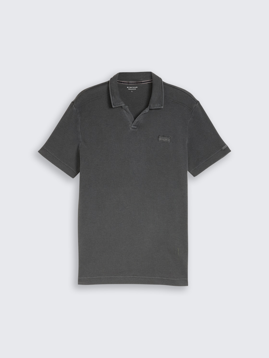Resort Poloshirt im Used-Look - Tarmac Grey