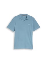 Nicht ausgewählt, Resort Poloshirt im Used-Look von Tom Tailor, blau