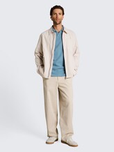 Resort polo shirt with distressed look - mountain spring blue