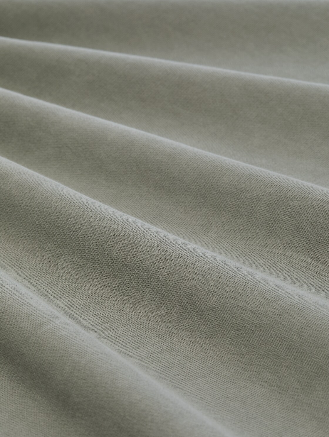 Sweatshirt mit Ärmeltasche - Greyish Shadow Olive - Material-Ansicht