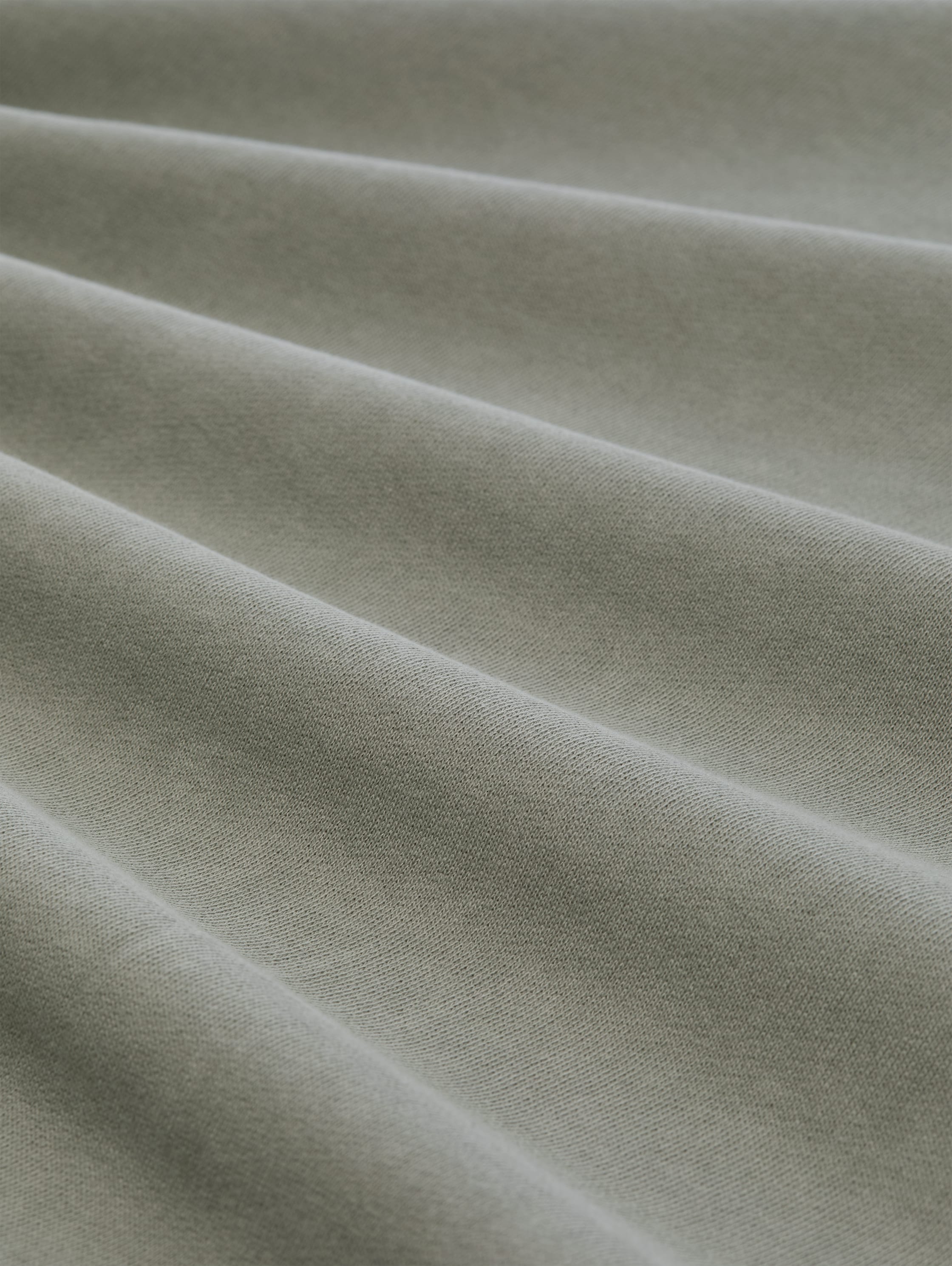 Sweatshirt with sleeve pocket - Greyish Shadow Olive - Material view