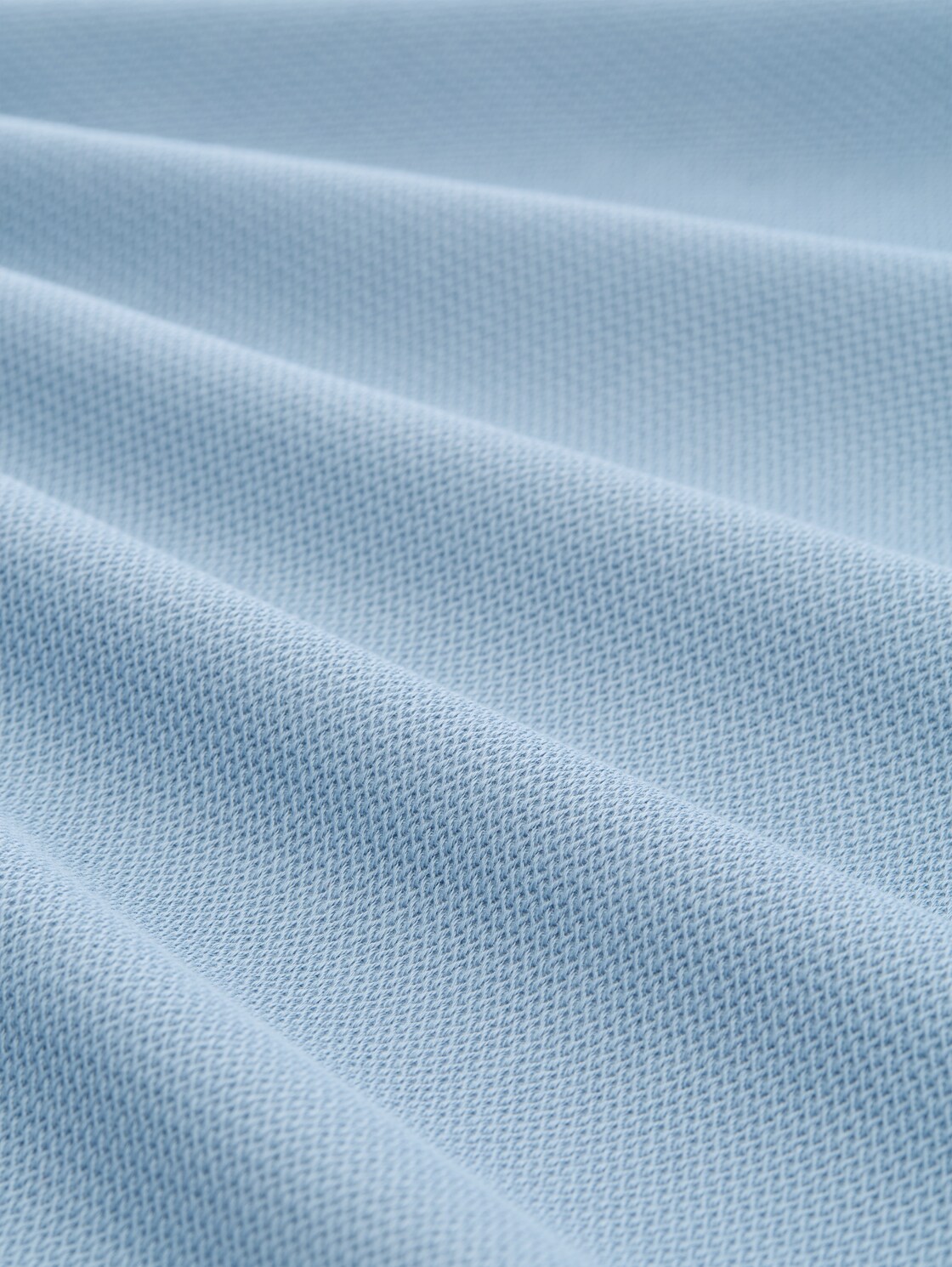 Sweatshirt mit Reißverschlusstasche - mountain spring blue - Material-Ansicht