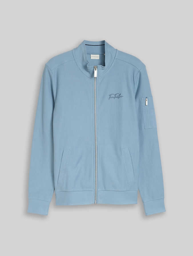 Jacket with stand-up collar by Men, mountain spring blue