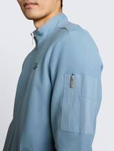 Vest de sweat avec col montant - mountain spring blue - Vue détaillée du modèle