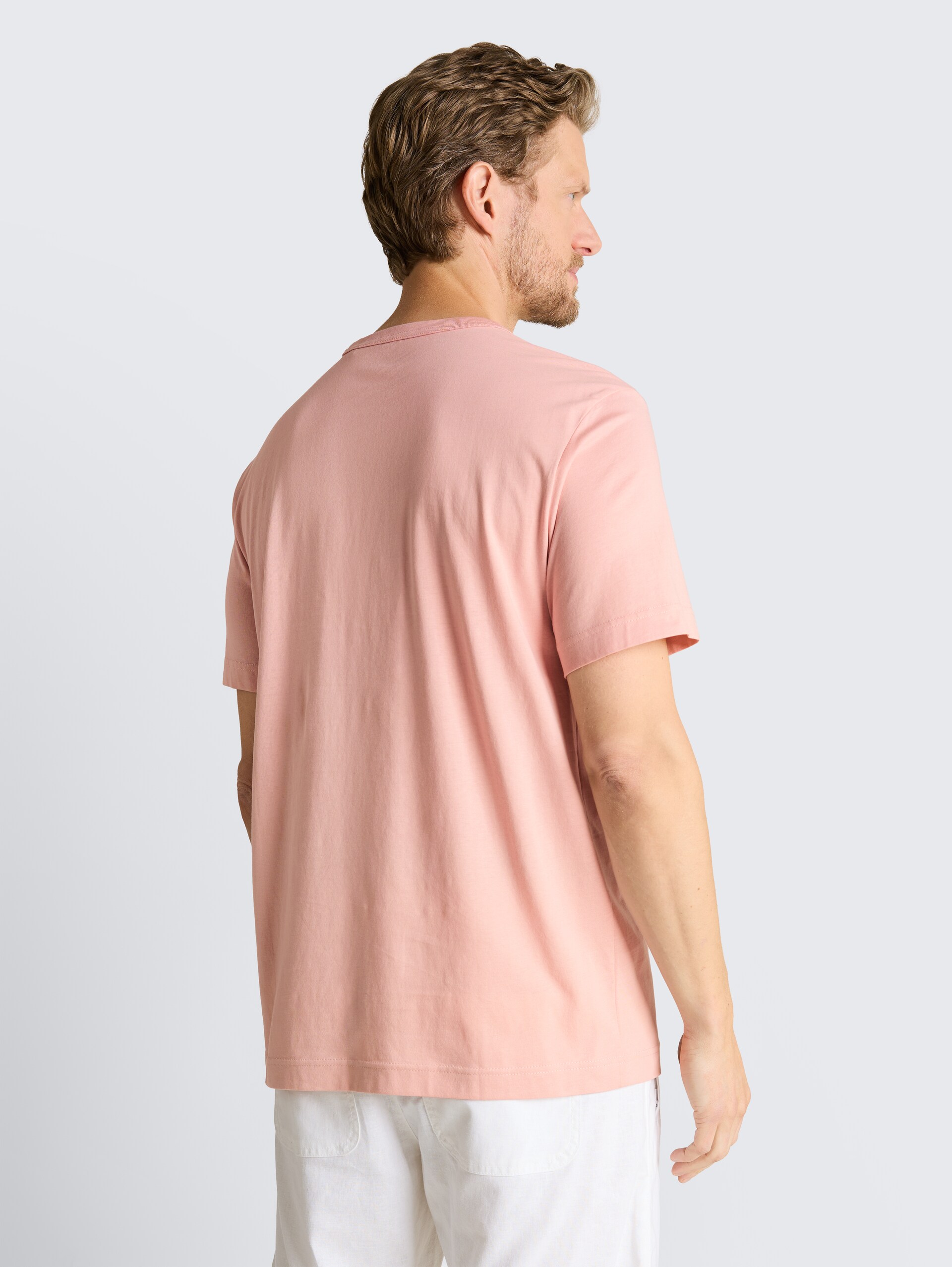 T-Shirt mit Print - Twinkle Pink - Auschnitt Model-Rückansicht