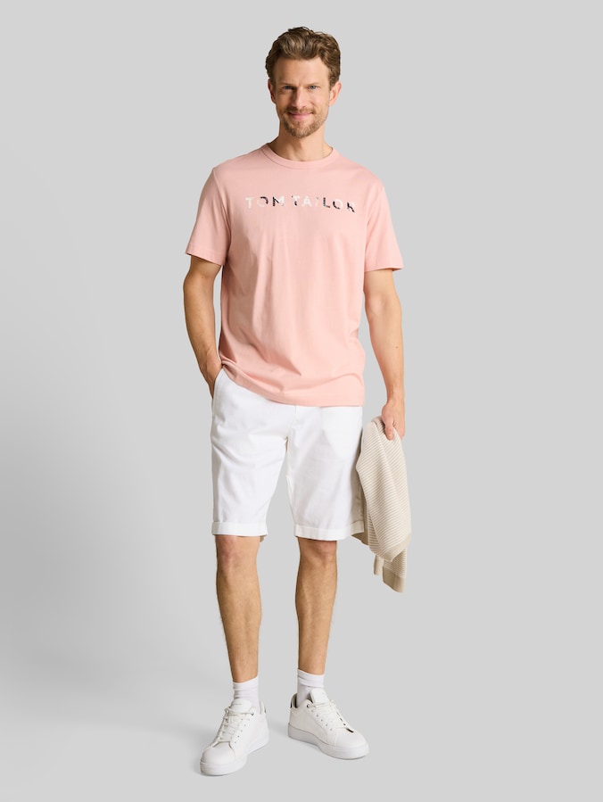 T-shirt met print door Men, Twinkle Pink