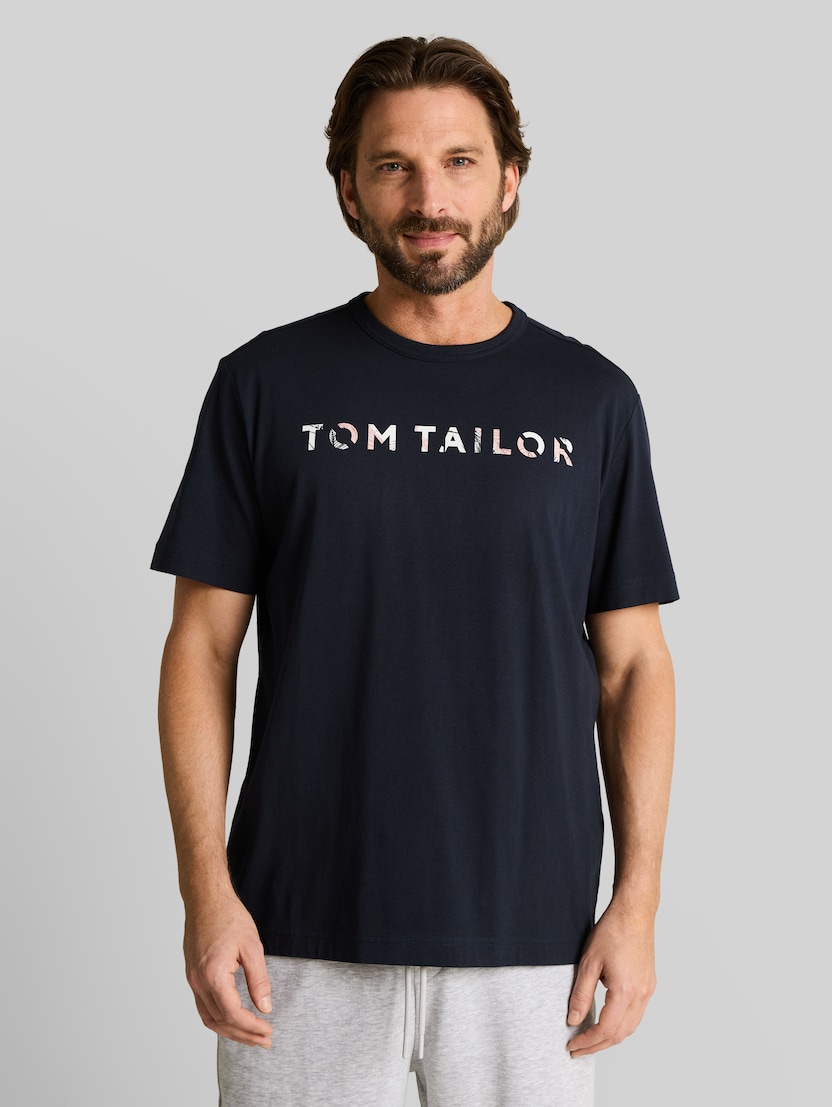 T-shirt met print door Men, sky captain blue