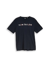 Nicht ausgewählt, T-Shirt mit Print von Tom Tailor, blau