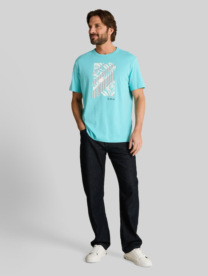 T-shirt met print door Men, river teal