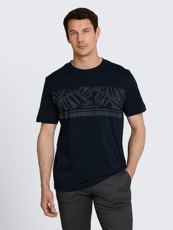 T-Shirt mit Inside-Out Print von Men, sky captain blue