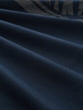 T-shirt avec impression inside-out - sky captain blue - Vue de la matière