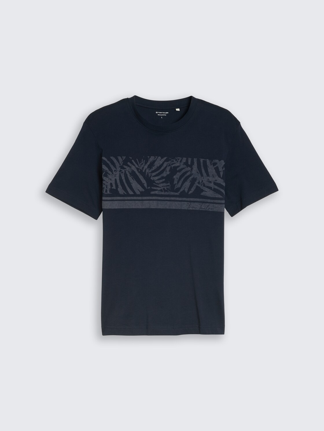 T-Shirt mit Inside-Out Print - sky captain blue - Vorder-Produkt-Ansicht