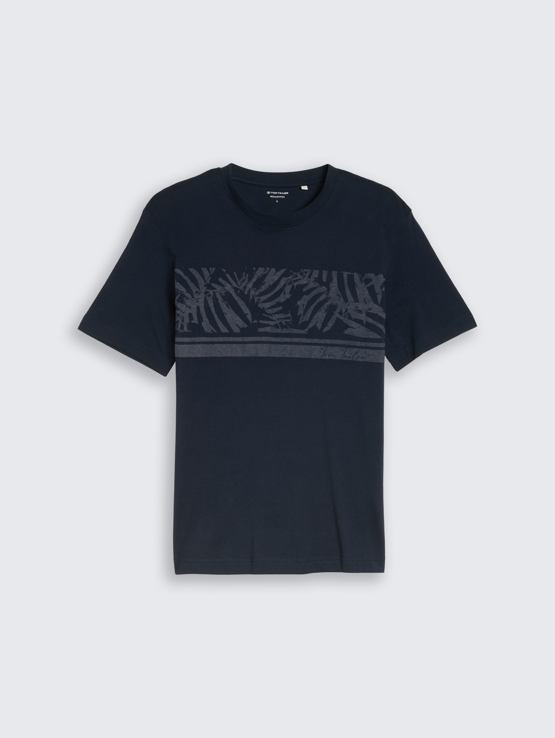 T-Shirt mit Inside-Out Print - sky captain blue - Vorder-Produkt-Ansicht