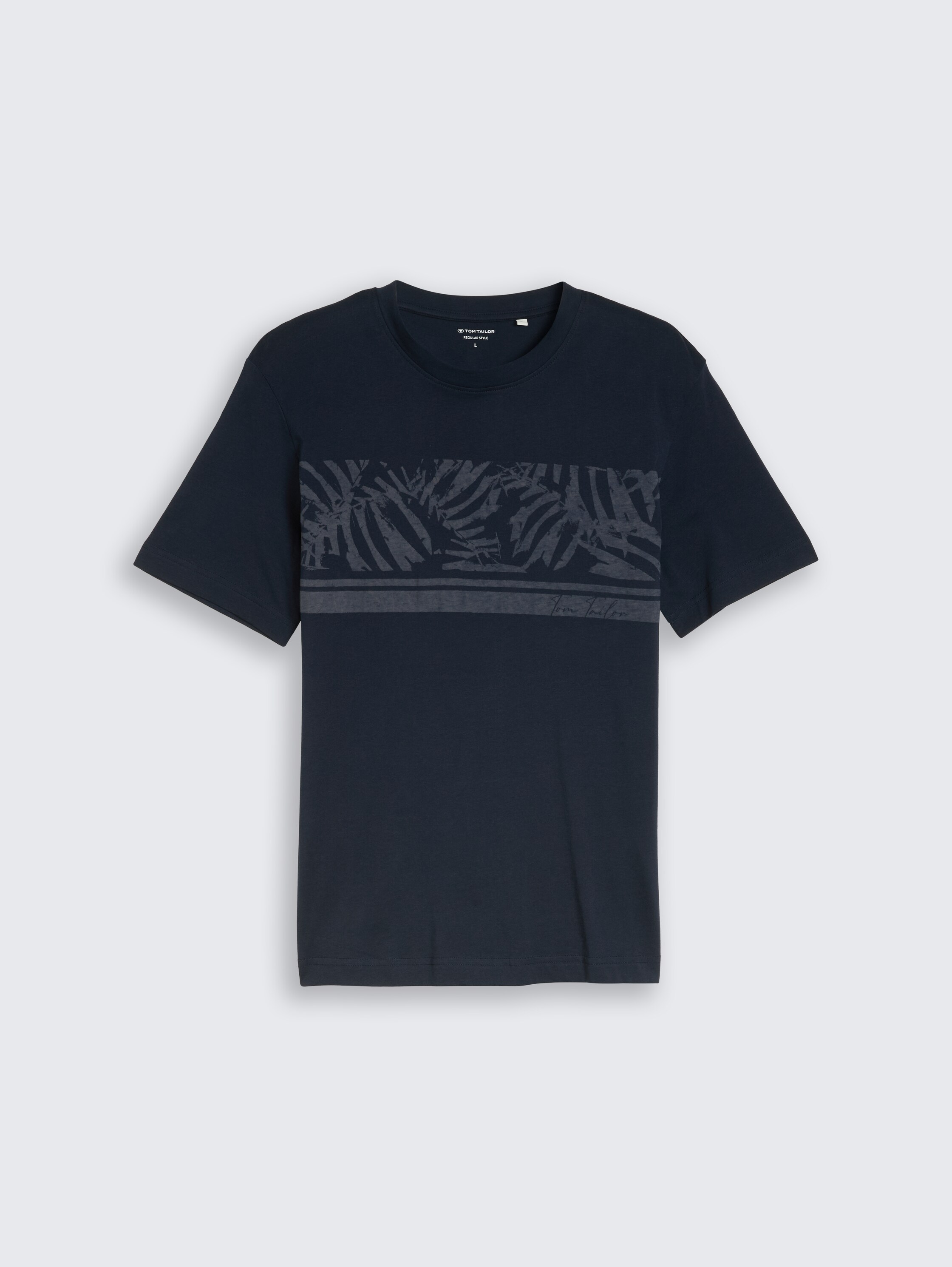 T-Shirt mit Inside-Out Print - sky_captain_blue_1 - 