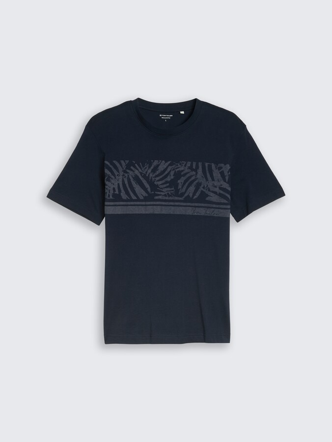 T-Shirt mit Inside-Out Print von Men, sky captain blue