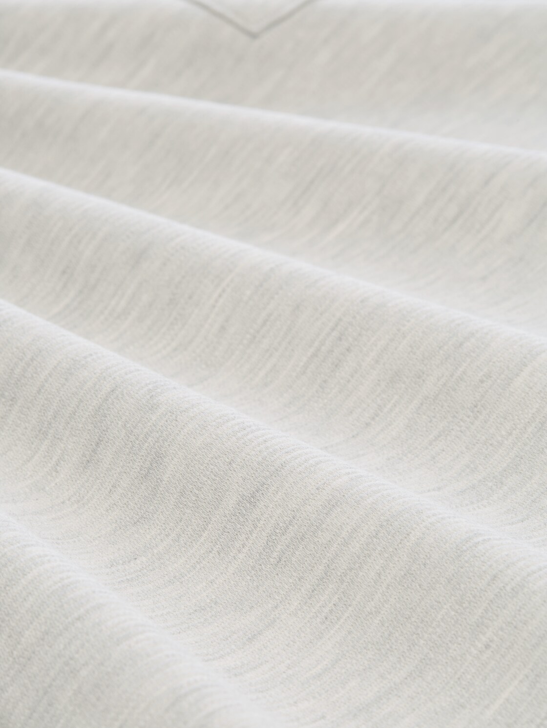 T-Shirt aus Baumwolle - gardenia white ottoman - Material-Ansicht