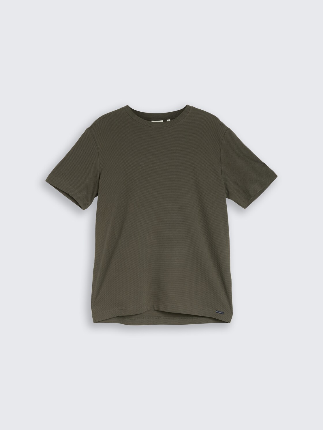 T-Shirt aus Baumwolle - leaf green ottoman - Vorder-Produkt-Ansicht