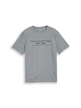 Not Selected, T-shirt with logo print by Tom Tailor, blue