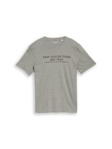 Selected, T-shirt with logo print by Tom Tailor, green