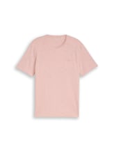 Ausgewählt, T-Shirt in Melange-Optik von Tom Tailor, rosa