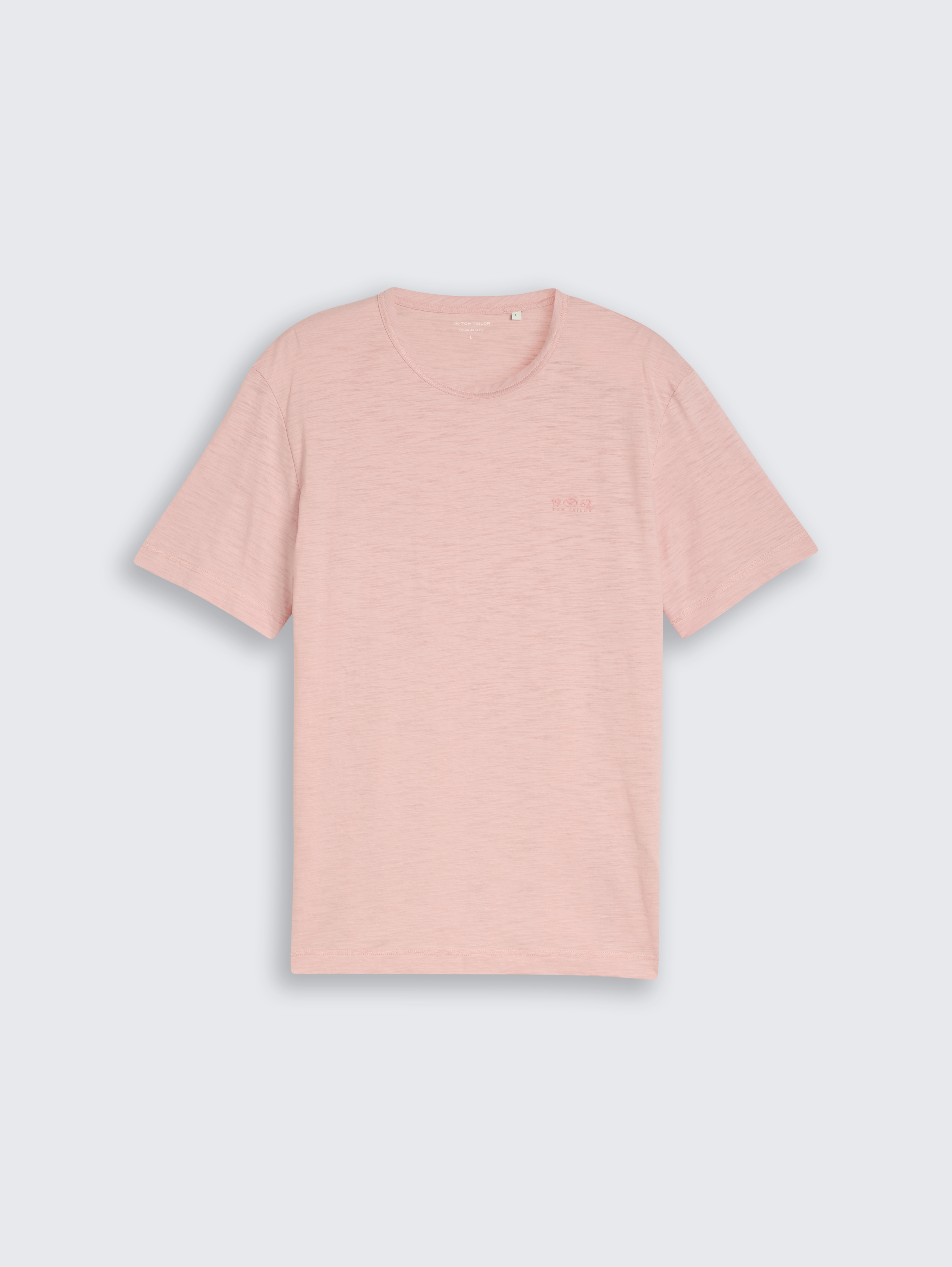 T-shirt in gemêleerde look door Men, Twinkle Pink