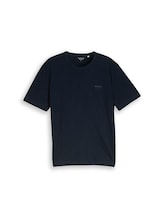 Nicht ausgewählt, T-Shirt in Melange-Optik von Tom Tailor, blau