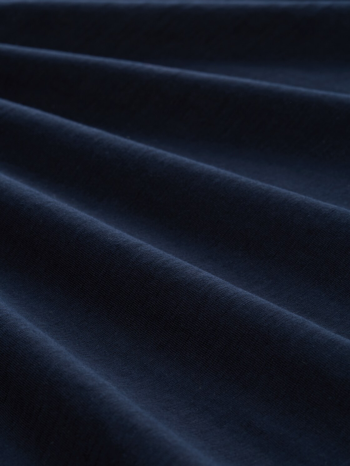 T-Shirt in Melange-Optik - sky captain blue - Material-Ansicht