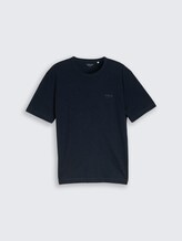 Tee shirt aspect mélangé - sky captain blue - Vue de face du produit