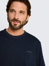 Tee shirt aspect mélangé - sky captain blue - Vue détaillée du modèle