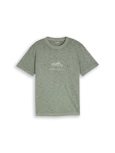 Non sélectionné, T-shirt aspect chiné avec imprimé par , verdoyant