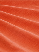 Tee shirt aspect mélangé avec imprimé - Chili Orange - Vue de la matière