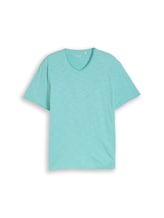 Nicht ausgewählt, T-Shirt mit V-Ausschnitt von Tom Tailor, grün