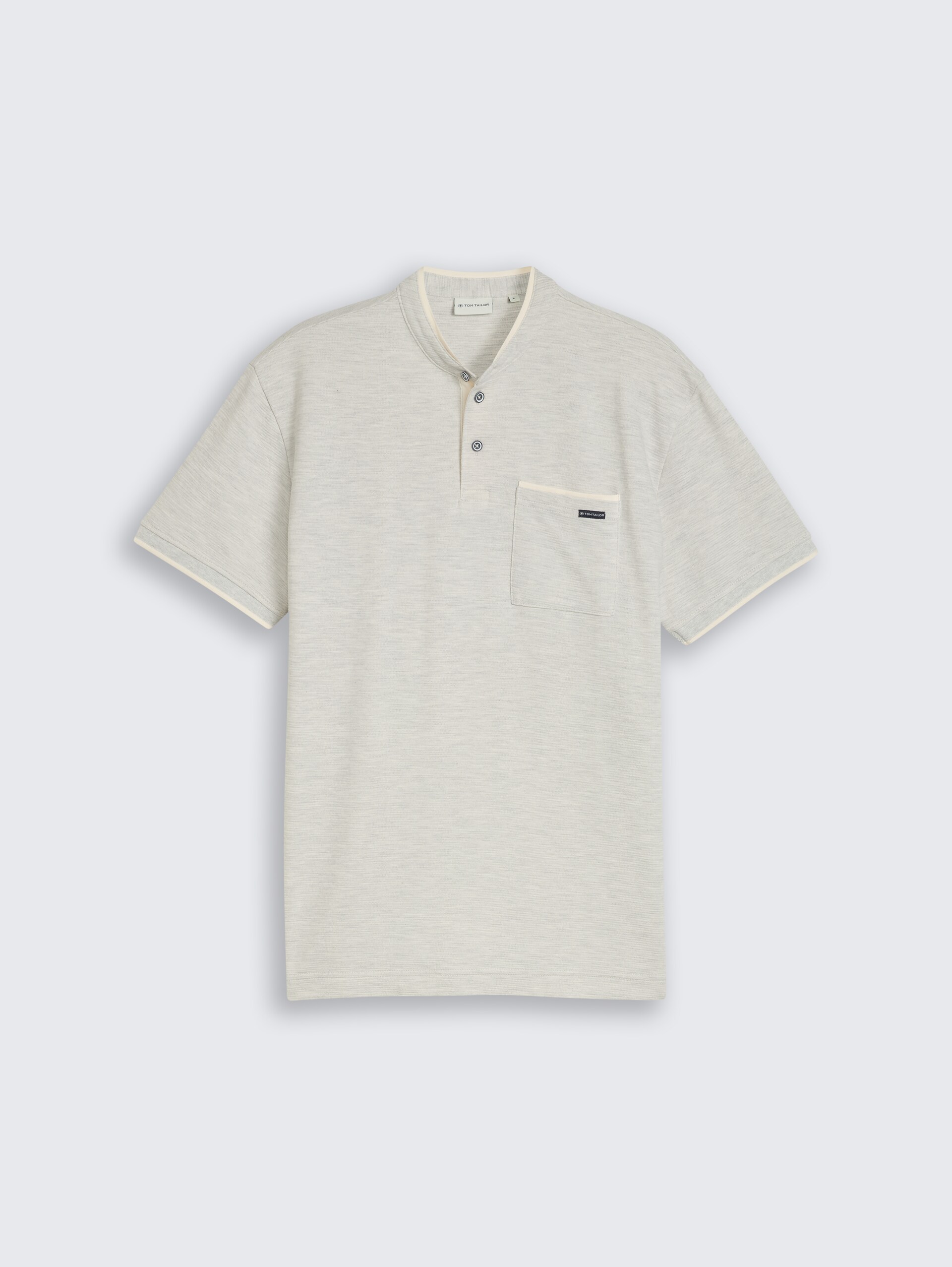 Poloshirt met borstzak - gardenia white ottoman