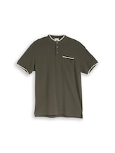 Ausgewählt, Poloshirt mit Brusttasche von Tom Tailor, grün