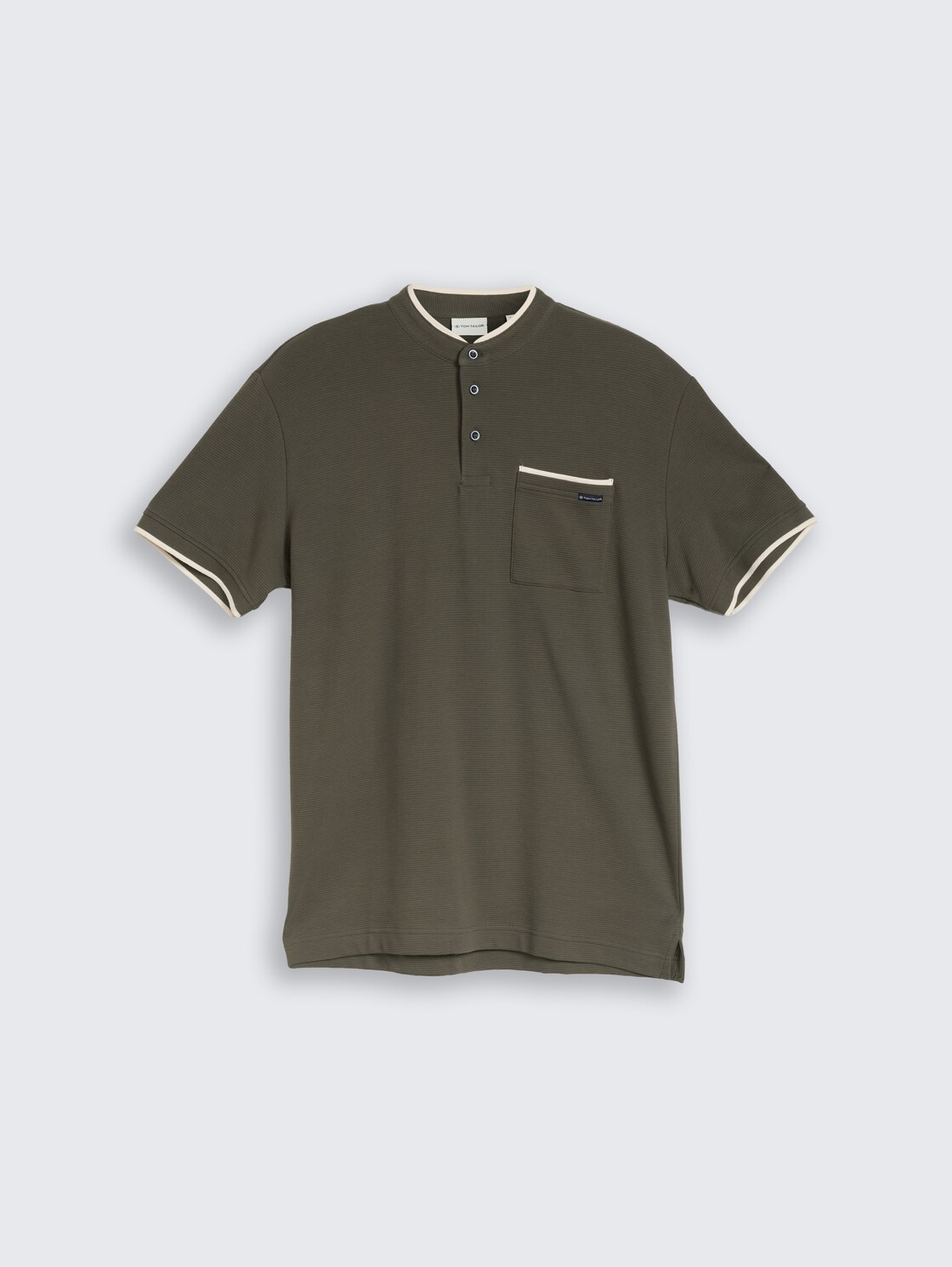 Poloshirt mit Brusttasche - leaf green ottoman