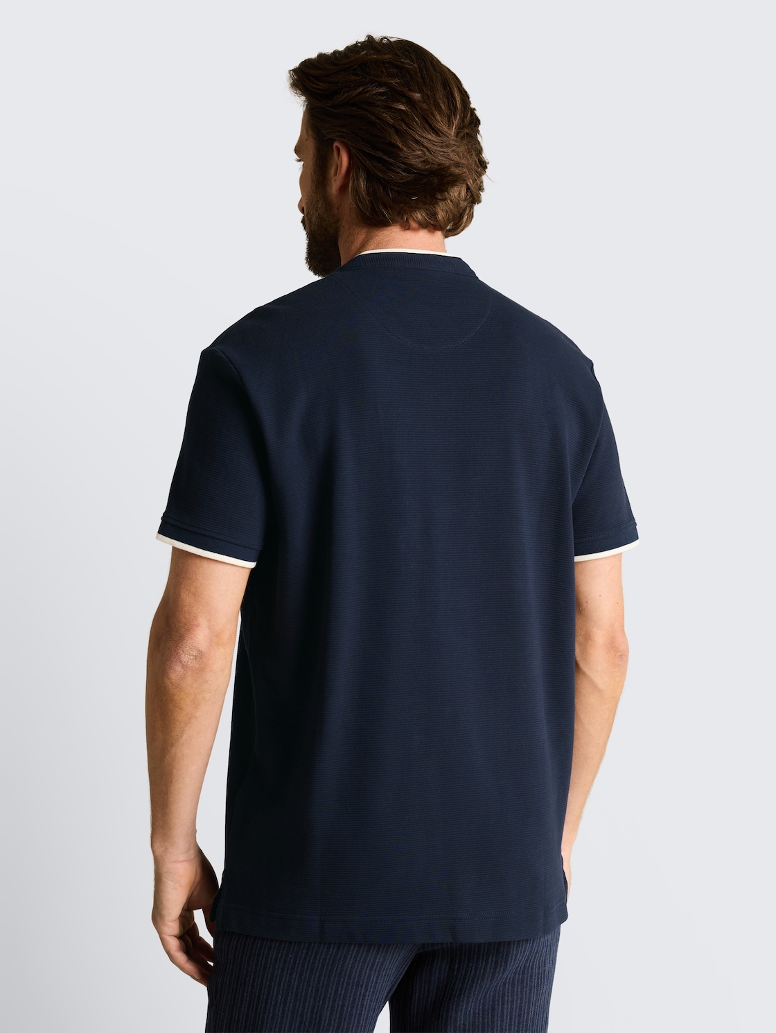 Poloshirt mit Brusttasche - sky captain blue ottoman