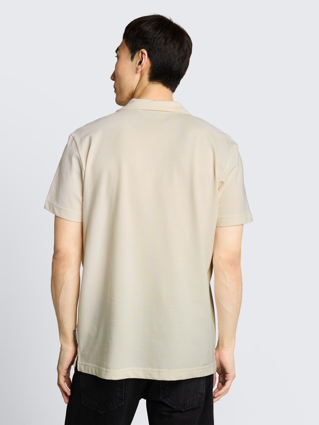 Resort Poloshirt aus Piqué - Gardenia White