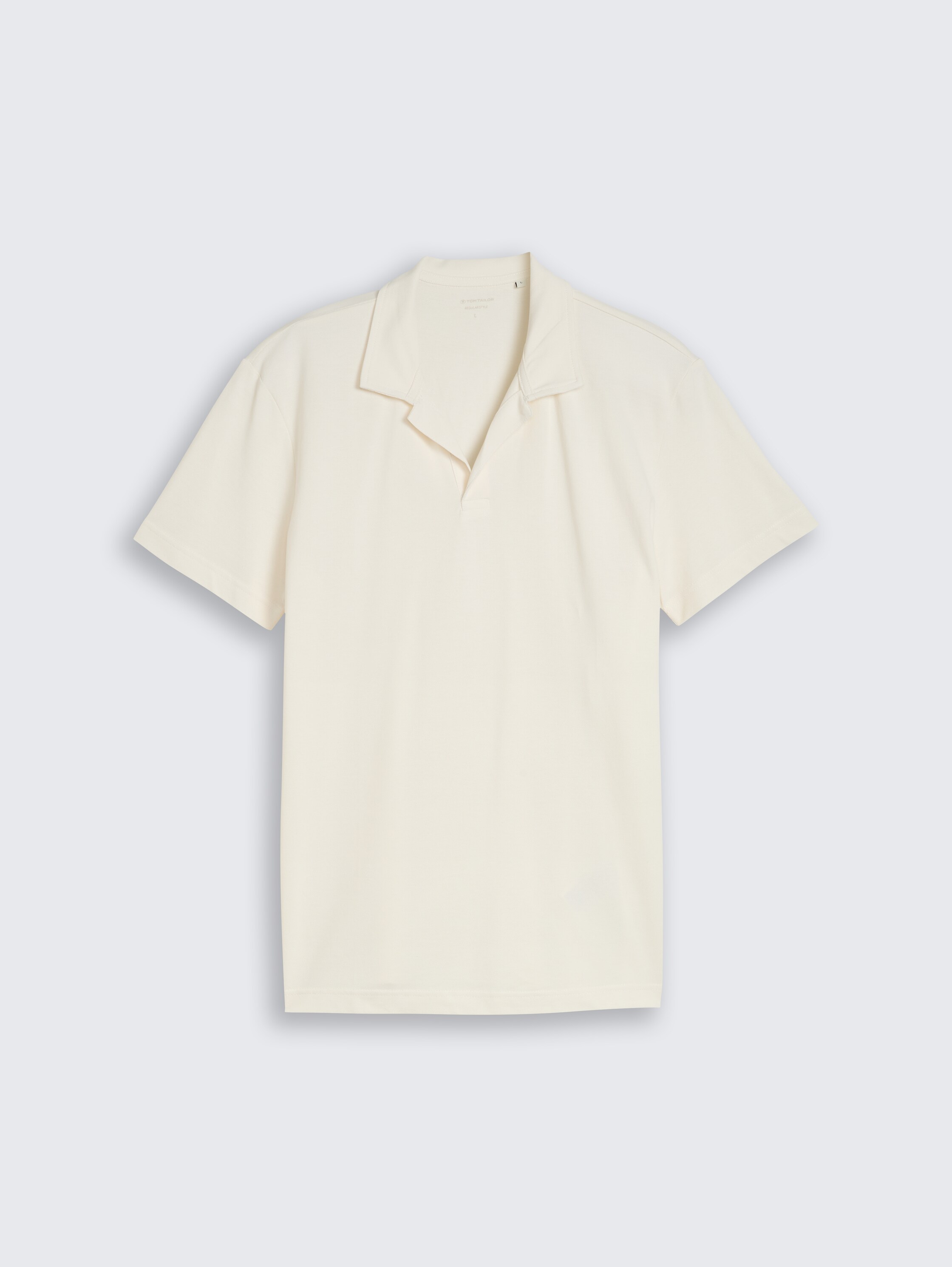 Resort polo shirt in piqué - gardenia_white - 