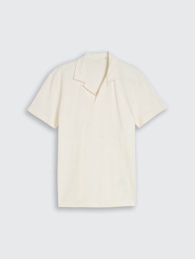 Resort Poloshirt aus Piqué von Men, Gardenia White