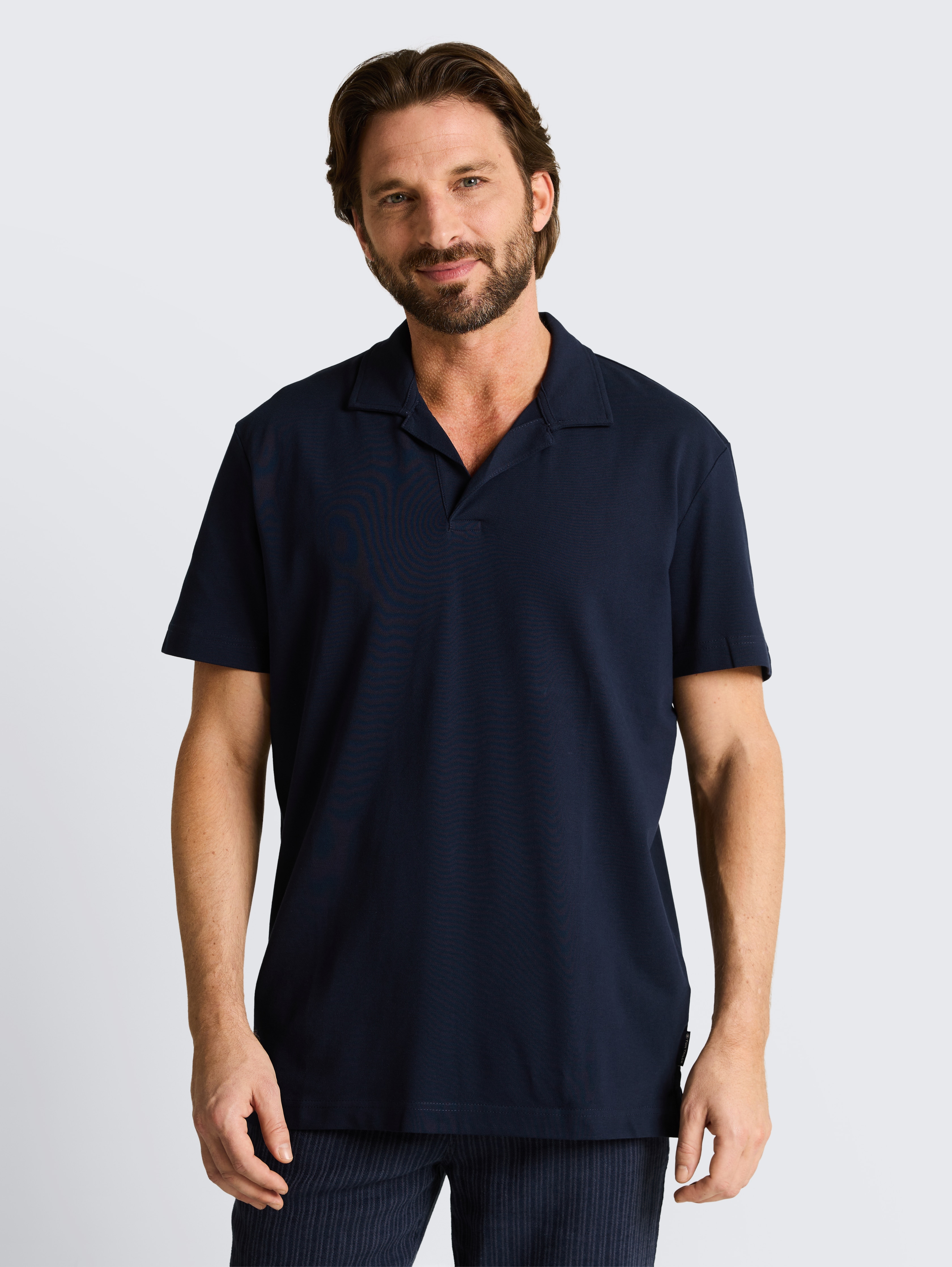 Resort Poloshirt aus Piqué von Men, sky captain blue