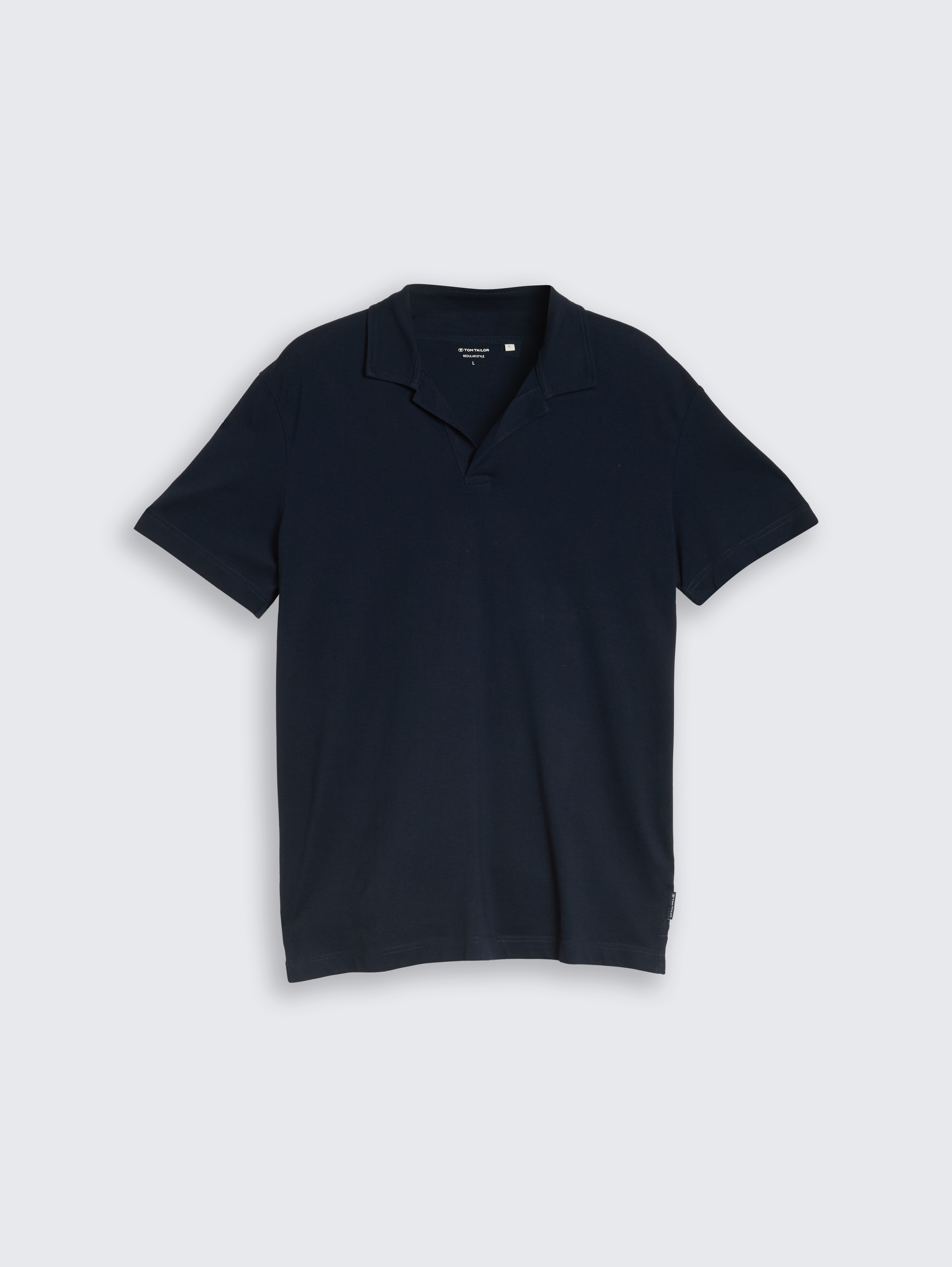 Resort poloshirt van piqué door Men, sky captain blue