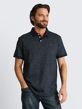 Poloshirt mit Logo-Print - white navy inject stripe
