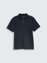 Poloshirt mit Logo-Print - white navy inject stripe